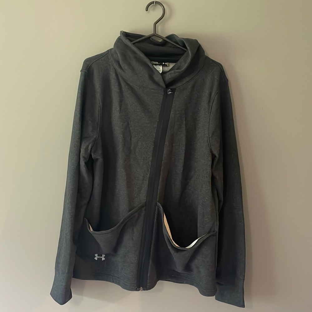 Under armour zip up sweater